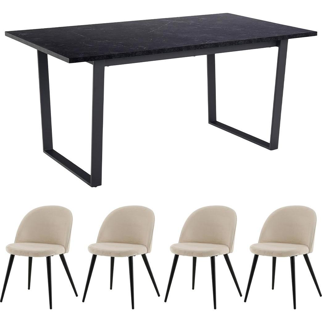 Thumbnail - Ebuy24, Esstisch, Essgruppe Tilst (160 x 90 x 74 cm)