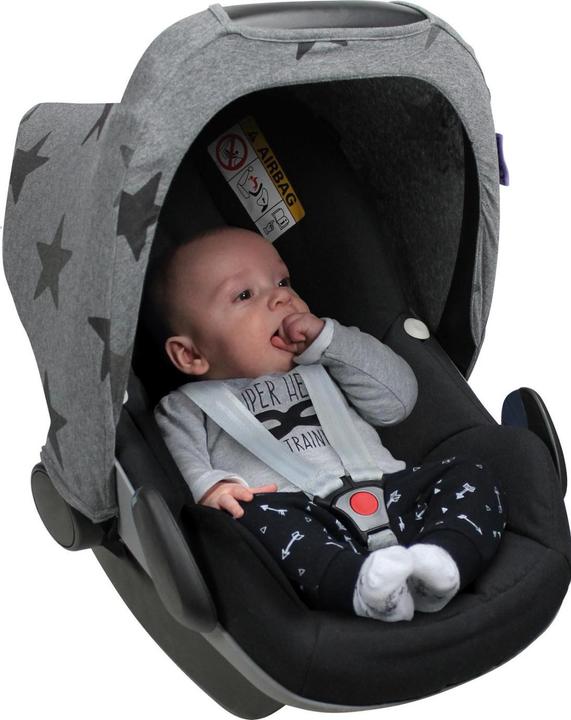 Productafbeelding Dooky Hoody met UV-bescherming, grijze sterren