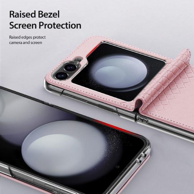 Produktbild Dux Ducis Bril Series Leder Hülle (Samsung Galaxy Z Flip6, Samsung Galaxy Z Flip7 FE)