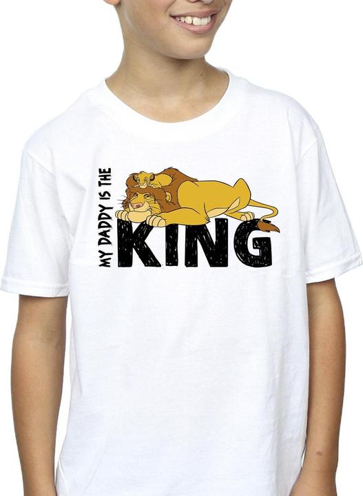 Actual product image Disney Boys The Lion King Daddy Is King T-Shirt (140, 146)