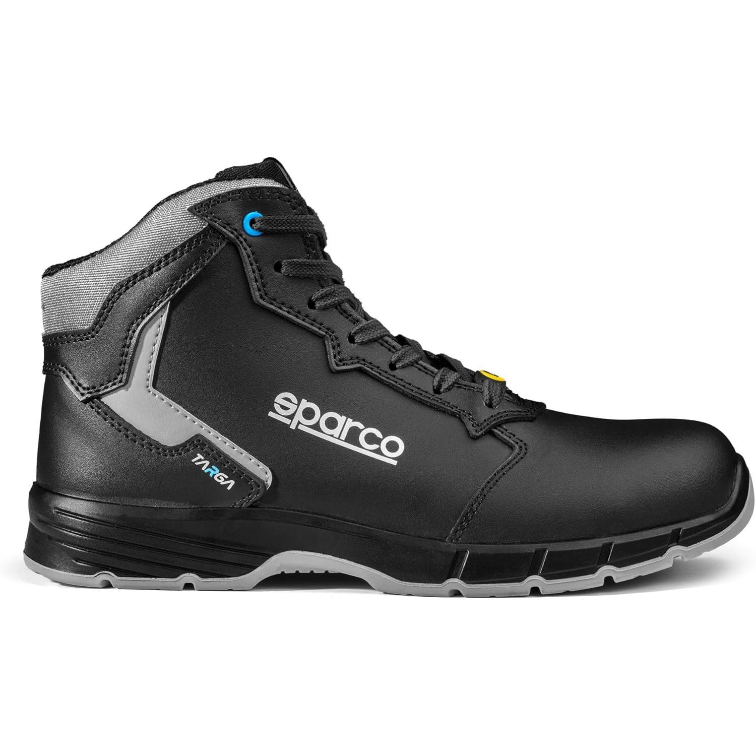 Sparco Unisex Grigio/Nero Scarpe Da Racing, Sicherheitsschuhe Targa-H (46)