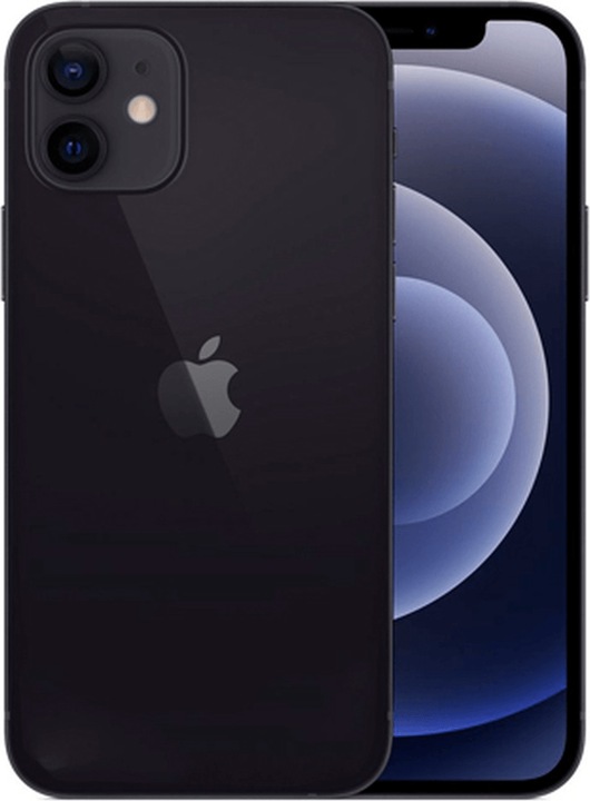 Image du produit Forza Refurbished iPhone 12 (128 Go, Noir, 6.10", 12 Mpx, Double SIM, B / Très bon)