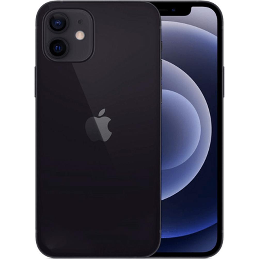 Forza Refurbished iPhone 12 (128 GB, Schwarz, 6.10", 12 Mpx, Dual SIM, B / Sehr gut), Smartphone Refurbished, Schwarz