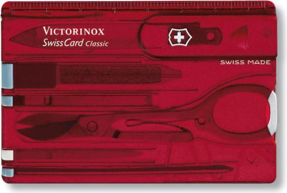 Produktbild Victorinox SwissCard, Rubin transp. in Blister