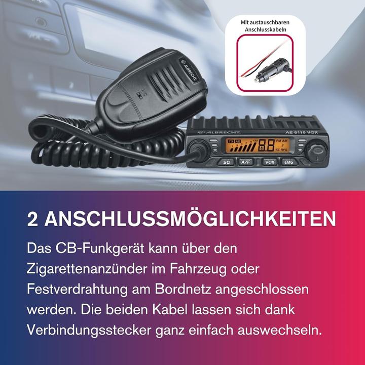 Produktbild Albrecht AE 6110 VOX (20 km)