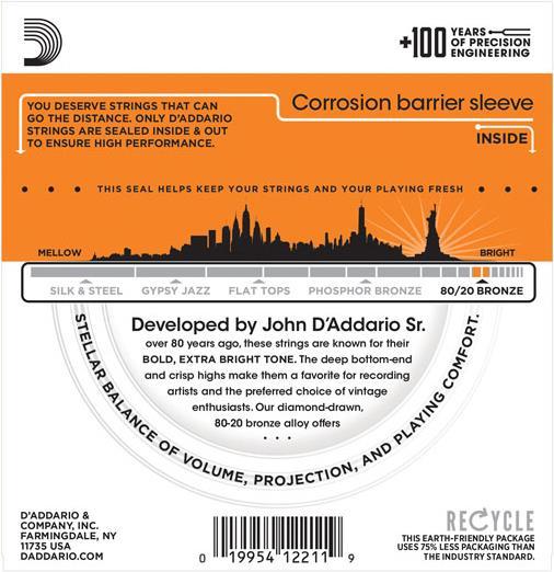 Produktbild D'Addario Ej10 (6 x, Gitarre, 0.05")