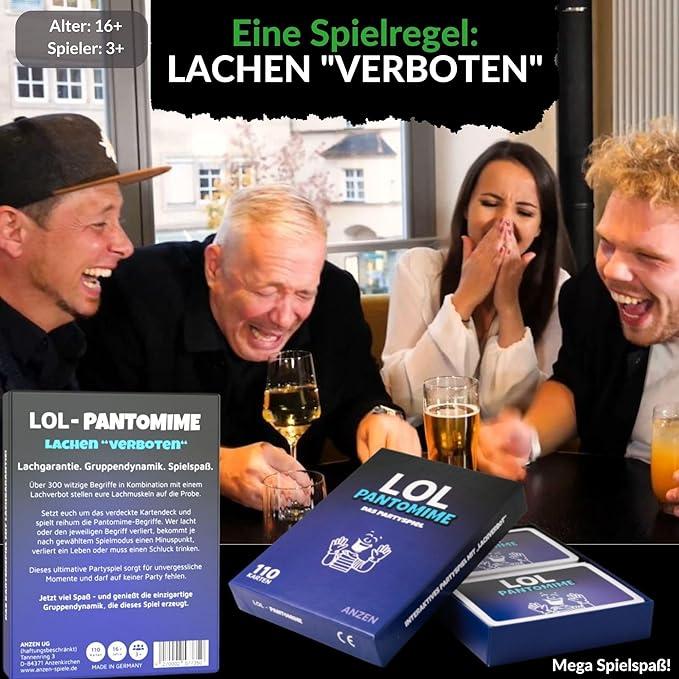 Produktbild Anzen Spiele Lol Pantomime (Deutsch, 2 - 12 Spieler)