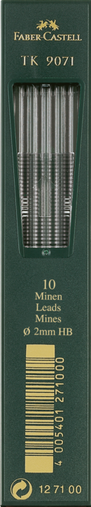 Actual product image Faber-Castell 9071 (2 mm, HB, 10 x)