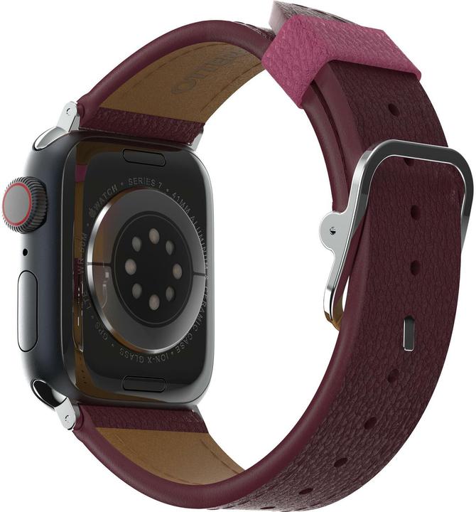 Actual product image OtterBox Symmetry Cactus Leather Watch Band for Apple Watch 9/8/7 45mm (42 mm, 44 mm, 45 mm, Vegan Leather)