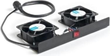 Produktbild Ekivalan Zusätzliches Lüftermodul, 2 Lüfter, schwarz