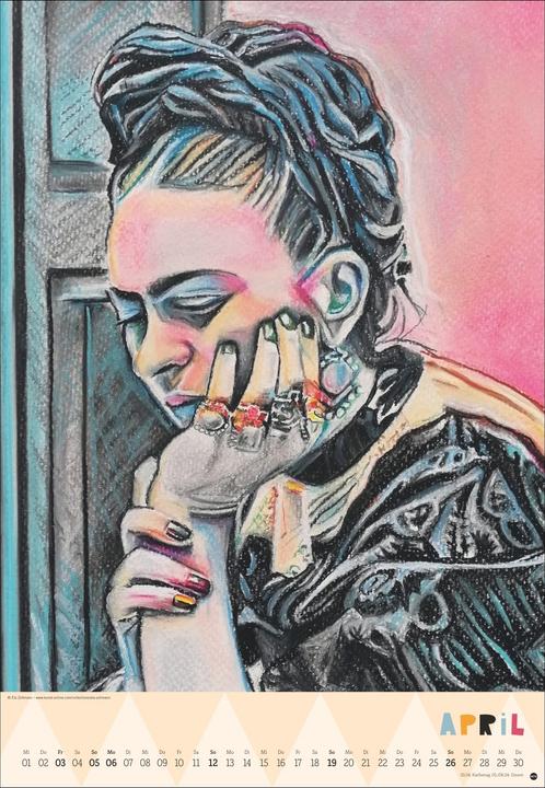 Actual product image Frida Posterkalender 2026 (37 x 53.5 cm)