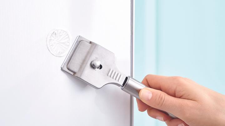 Actual product image tesa Support papier LOXX WC avec Couvercle chromé