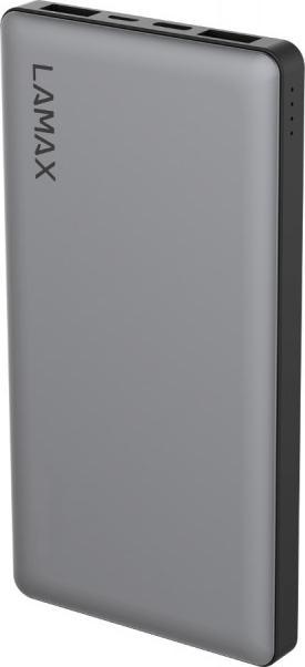Lamax LM10000QC Powerbank Lithium Polymer (LiPo) 10000 mAh Metallic (10000 mAh, 37 Wh)
