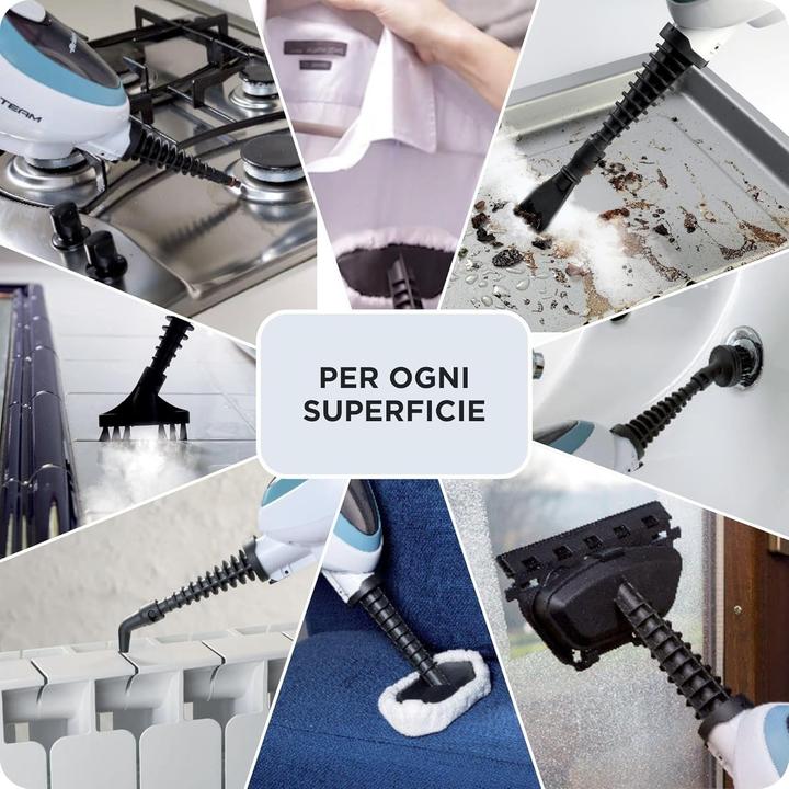 Image du produit Ariete 4164 Nettoyeur à vapeur 10 en 1 (5 bar, 1500 W)