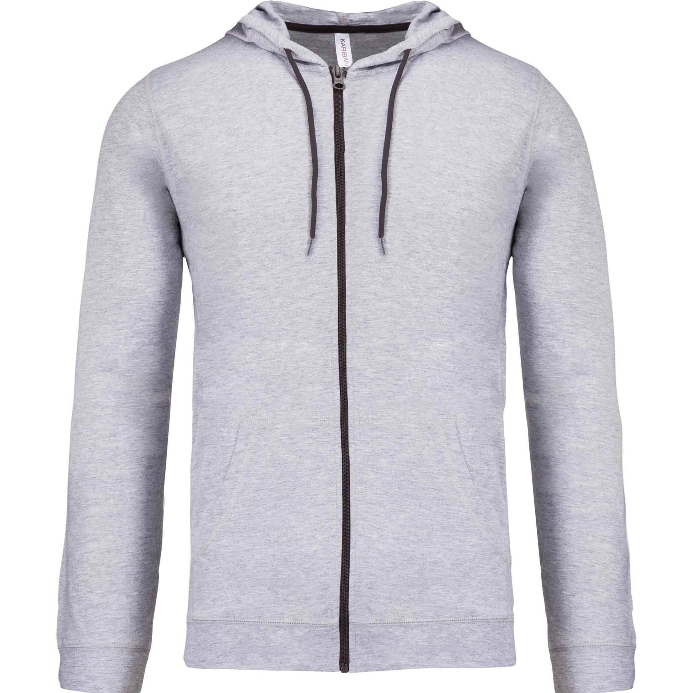 Kariban, Jacke, Coton Légère (L), Grau, L