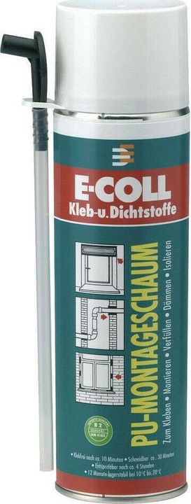 Produktbild E-coll Montageschaum (500 ml)