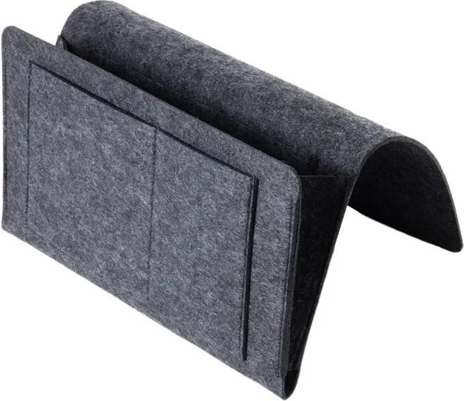 Alopini 1pc feutre sac de rangement de chevet accrocher le stockage organisateur lit titulaire sacs