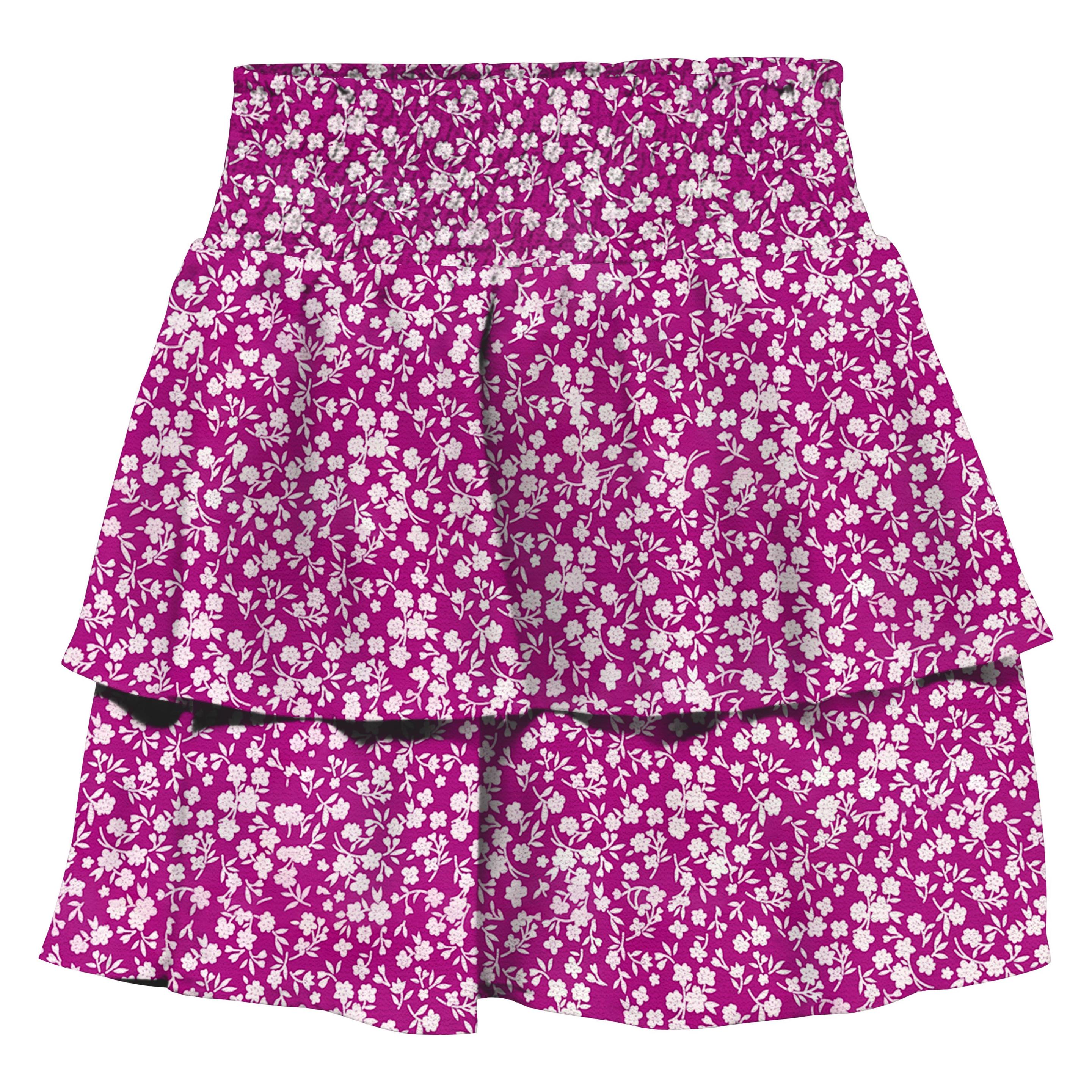 Only, Damen, Röcke, -Onlnova Life Lux Smock Skirt Aop, Rosa, (36)
