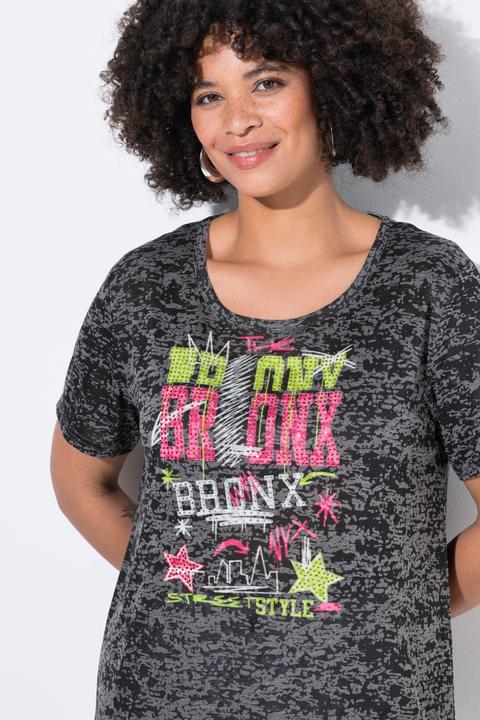 Immagine prodotto Angel of Style T-shirt dal taglio comodo con scritta BRONX (42)