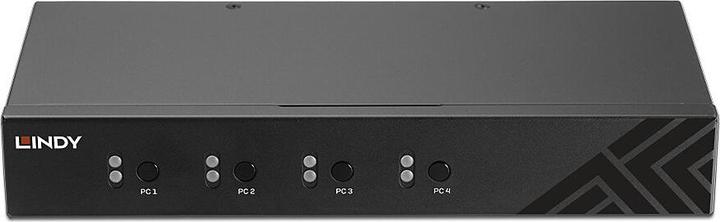 Actual product image Lindy 4 Port KM Switch, USB 2.0 & Audio
