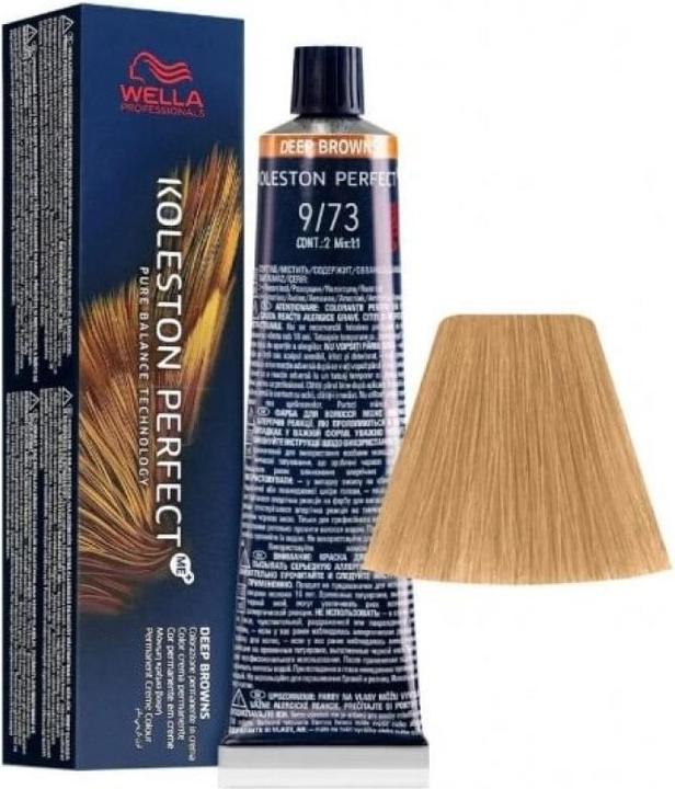 Produktbild Wella Koleston Perfect Permanent Creme Haircolor 9-73 Very Light Brunette Gold Blonde 2oz (9-73 Very Light Brunette Gold Blonde)