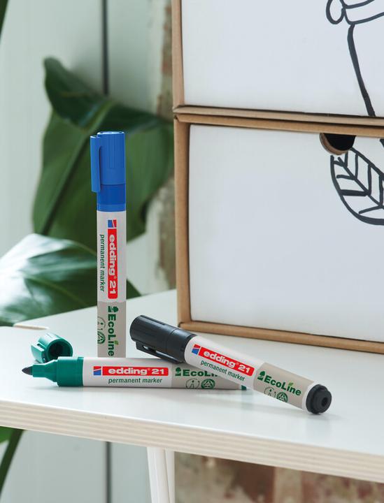 Produktbild Edding Permanent Marker 21 (Schwarz, 3 mm, 1 x)