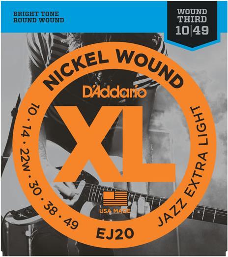 Produktbild D'Addario Ej20 (6x, E-Gitarre, 0.05")