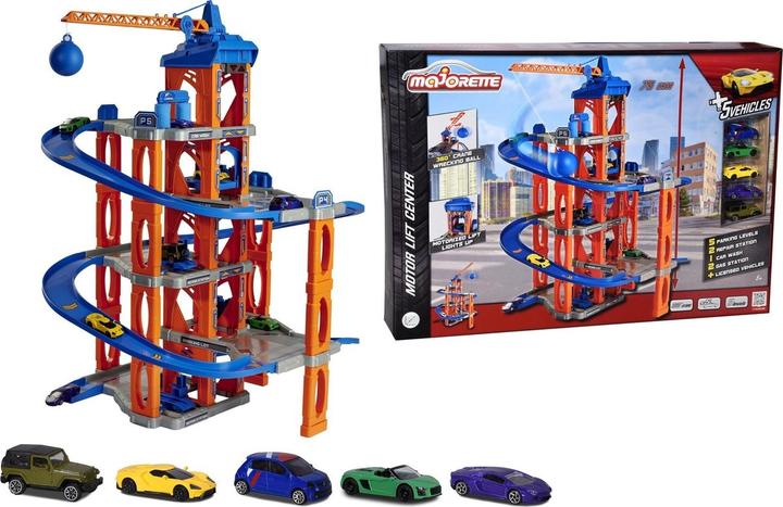 Immagine prodotto Majorette Garage con ascensore e 5 posti auto