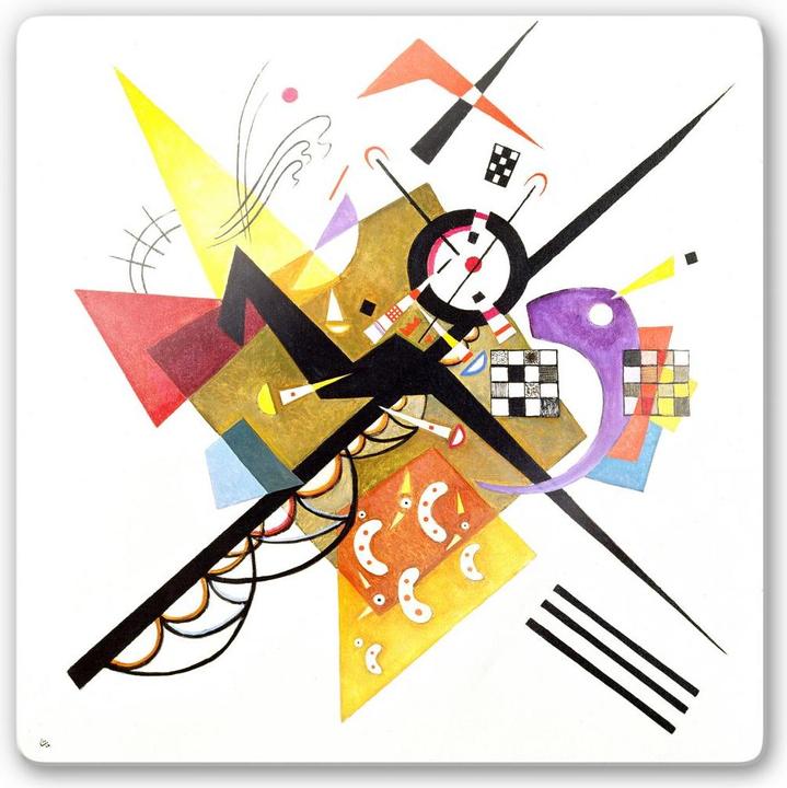Immagine prodotto Trenddeko Kandinsky - Sul bianco II (50 x 50 cm)