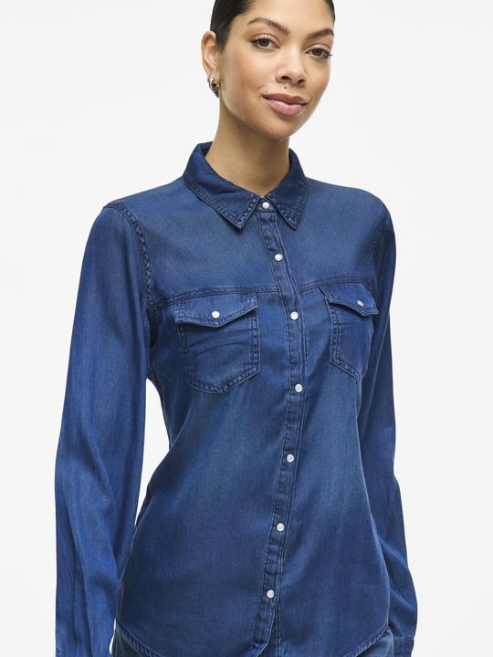 Image du produit Vila Chemise en jean à poches (XL)