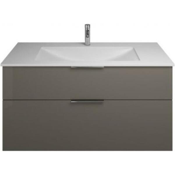 burgbad, Badmöbelset, Eqio Mineralguss-Waschtisch inklusive Waschtischunterschrank, Breite 1220 mm