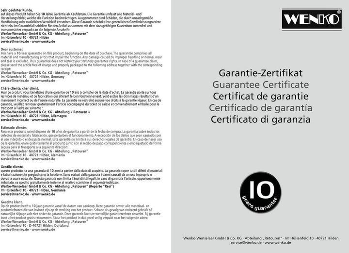 Actual product image Wenko Bosio