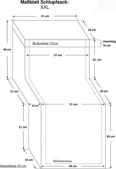 Immagine prodotto Kaiser Pile a sacco/pile di lana XXL uni navy
