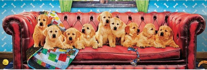 Actual product image Eurographics Labrador dog sofa (1000 pieces)