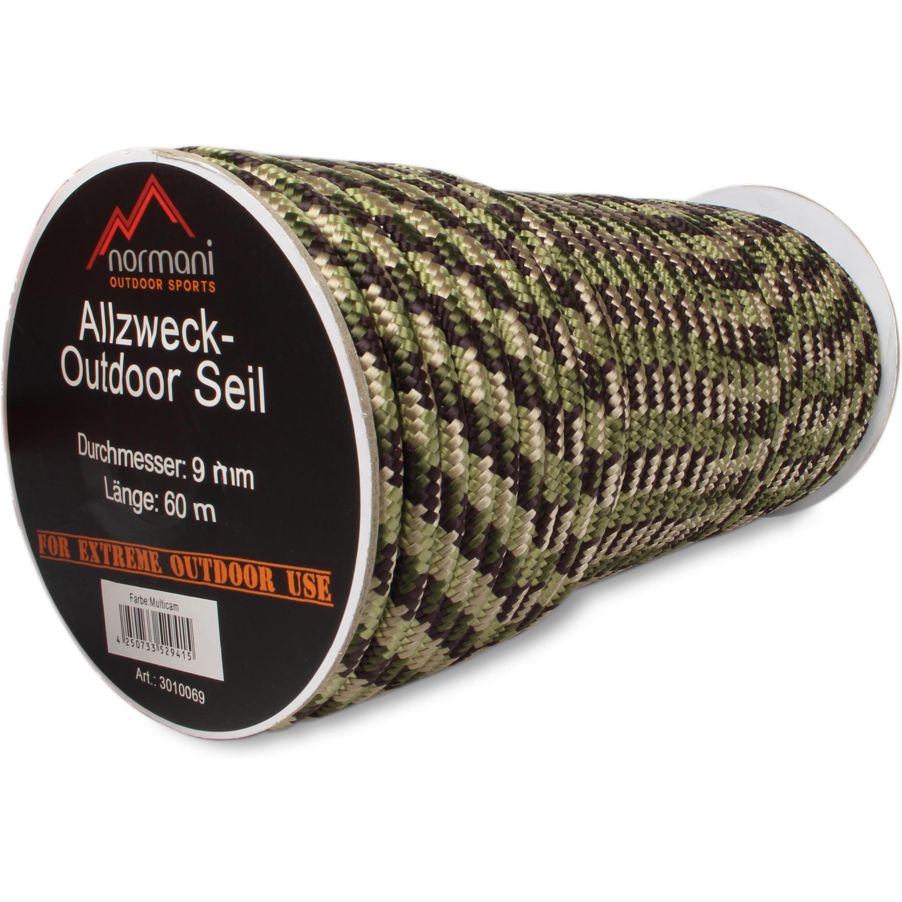 Normani, Seil, Allzweck-Outdoor-Seil 9 mm x 60 m Manning (60 m)