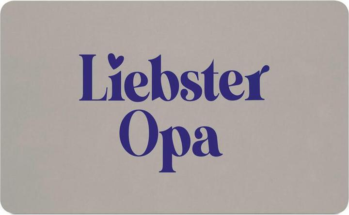 ppd Liebster Opa D@H Tray