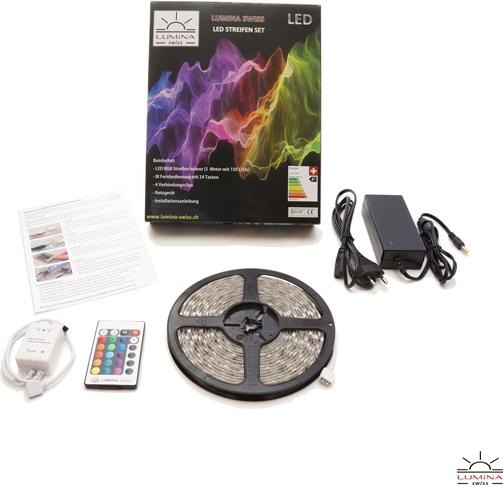 Produktbild Lumina Swiss LED-Streifen-Set Multicolor 10m Pure Outdoor Simplex (1000 cm, Outdoor)