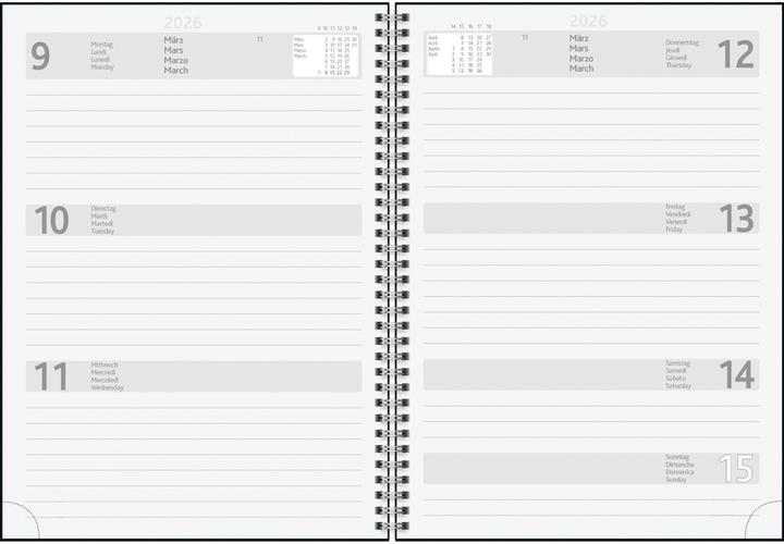 Actual product image Simplex Simply (15 x 21 cm, 1 week / 2 pages)