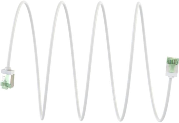 Immagine prodotto Goobay Cavo patch CAT 8.1 ultra-flessibile, sottile, U/FTP, bianco (U/FTP, CAT8.1, 5 m)