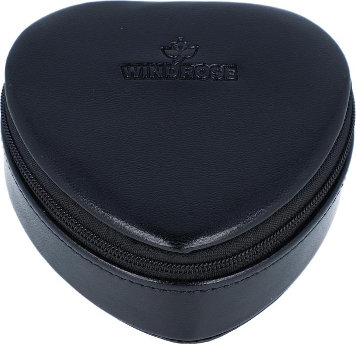 Actual product image Windrose Merino Moda leather jewellery box 9 cm