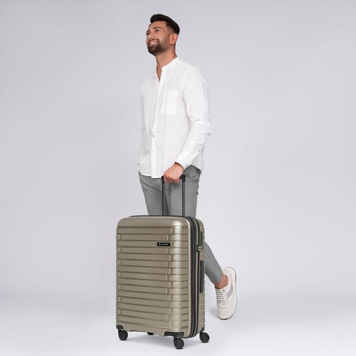 Immagine prodotto Pactastic Collezione 04 THE MEDIUM + carrello a 4 ruote M 66 cm con piega elastica (67 l)