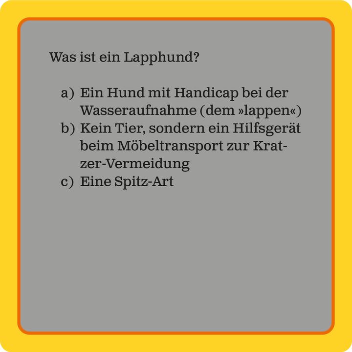 Produktbild Das Hunde-Quiz (Neuauflage) (Deutsch, Dr. Tessy Korber, 2023)