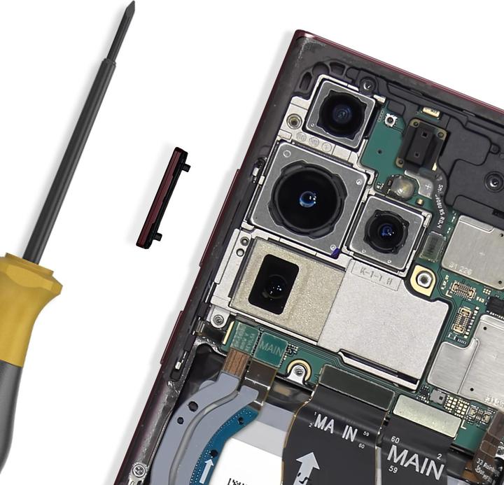 Actual product image Samsung GH98-47129B Volume button spare part (Module, Samsung Galaxy S22 Ultra)