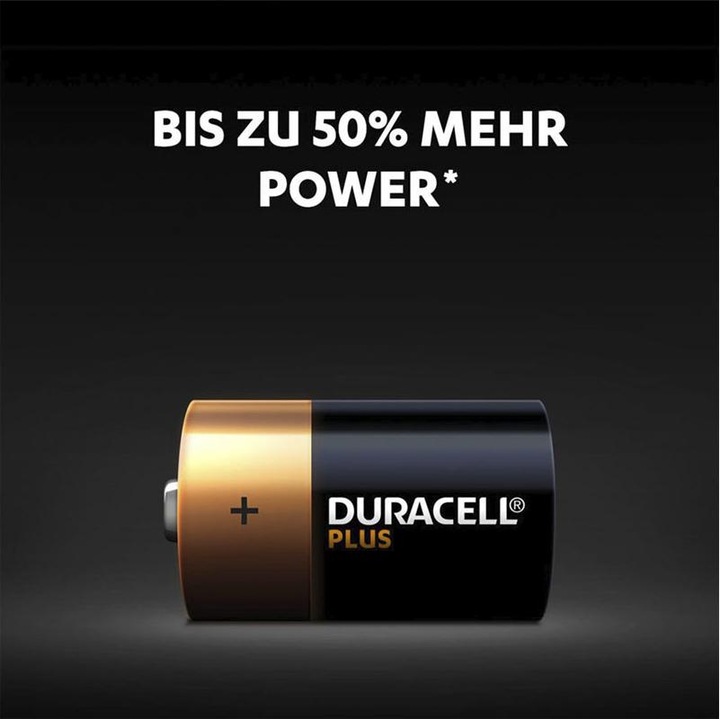 Actual product image Duracell Plus (4 pcs., D)