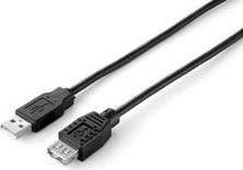 Immagine prodotto equip Estensione USB 2.0 A->A 180cm S/B nero (1.80 m, USB 2.0)