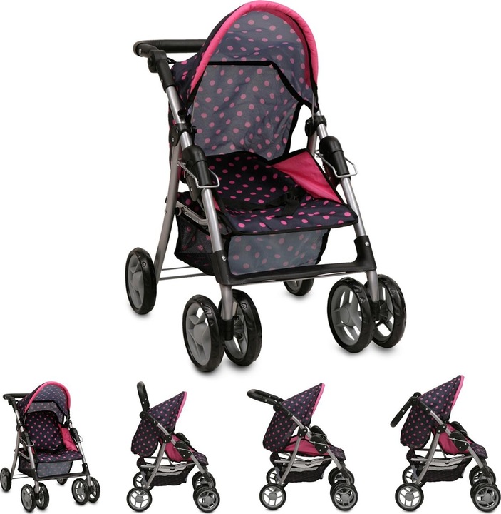 Produktbild Moni Puppenbuggy Puppenwagen Punkte 9352