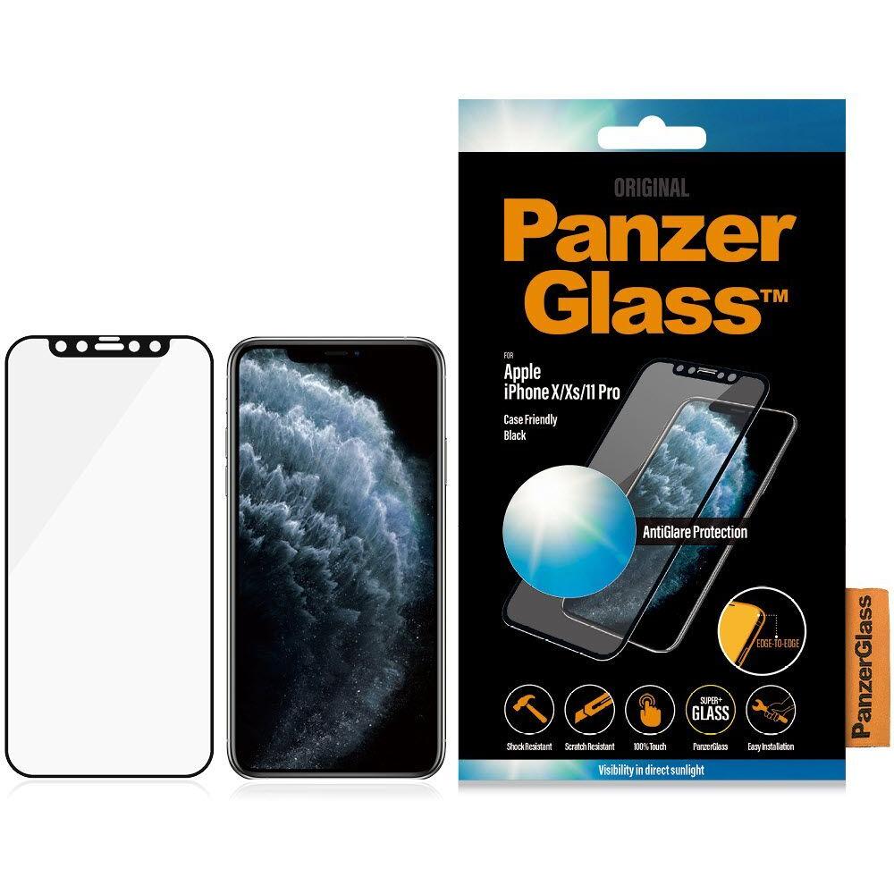PanzerGlass Case Friendly (1 Stück, Apple iPhone 11 Pro), Smartphone Schutzfolie, Transparent