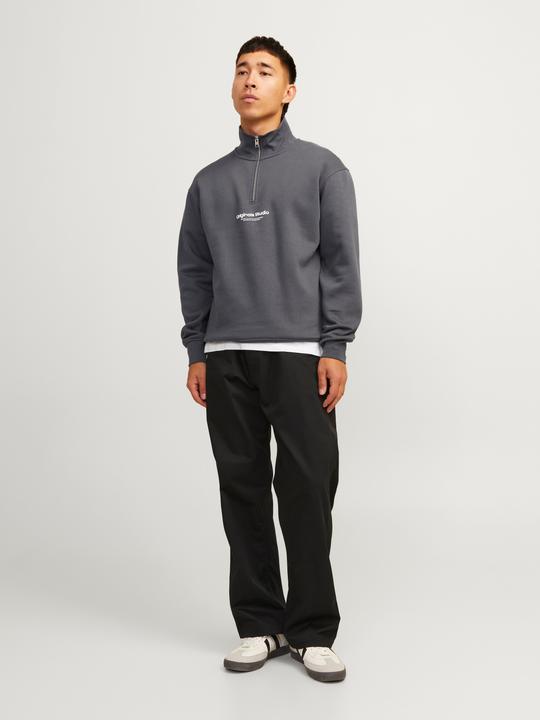 Produktbild Jack & Jones Text Sweatshirt mit halbem Reissverschluss Sweatshirt mit halbem Reissverschluss (XXL)