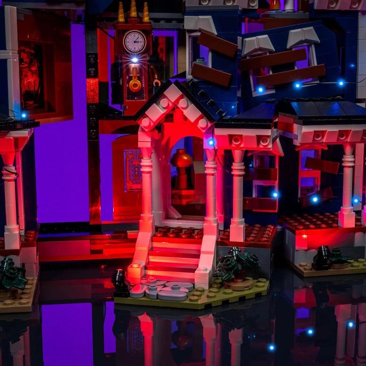 Actual product image Light my bricks LMB 2.0 LEGO® 11370# Stranger Things - The Creel House Light Kit