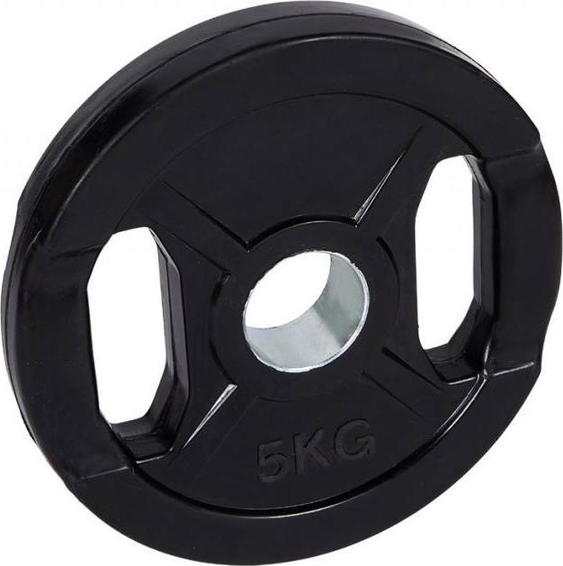 Fitcom Rubberised Olympia weight plate (1 x 5 kg)